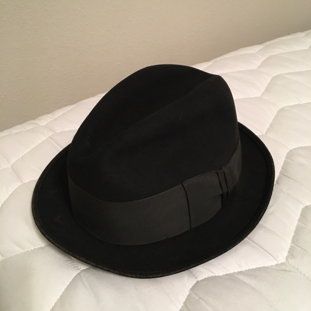 Vintage 1960’s Bianchi’s black fur felt fedora